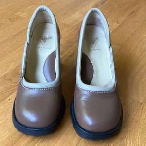 Fluevog Lily Darling brown/beige size 6
